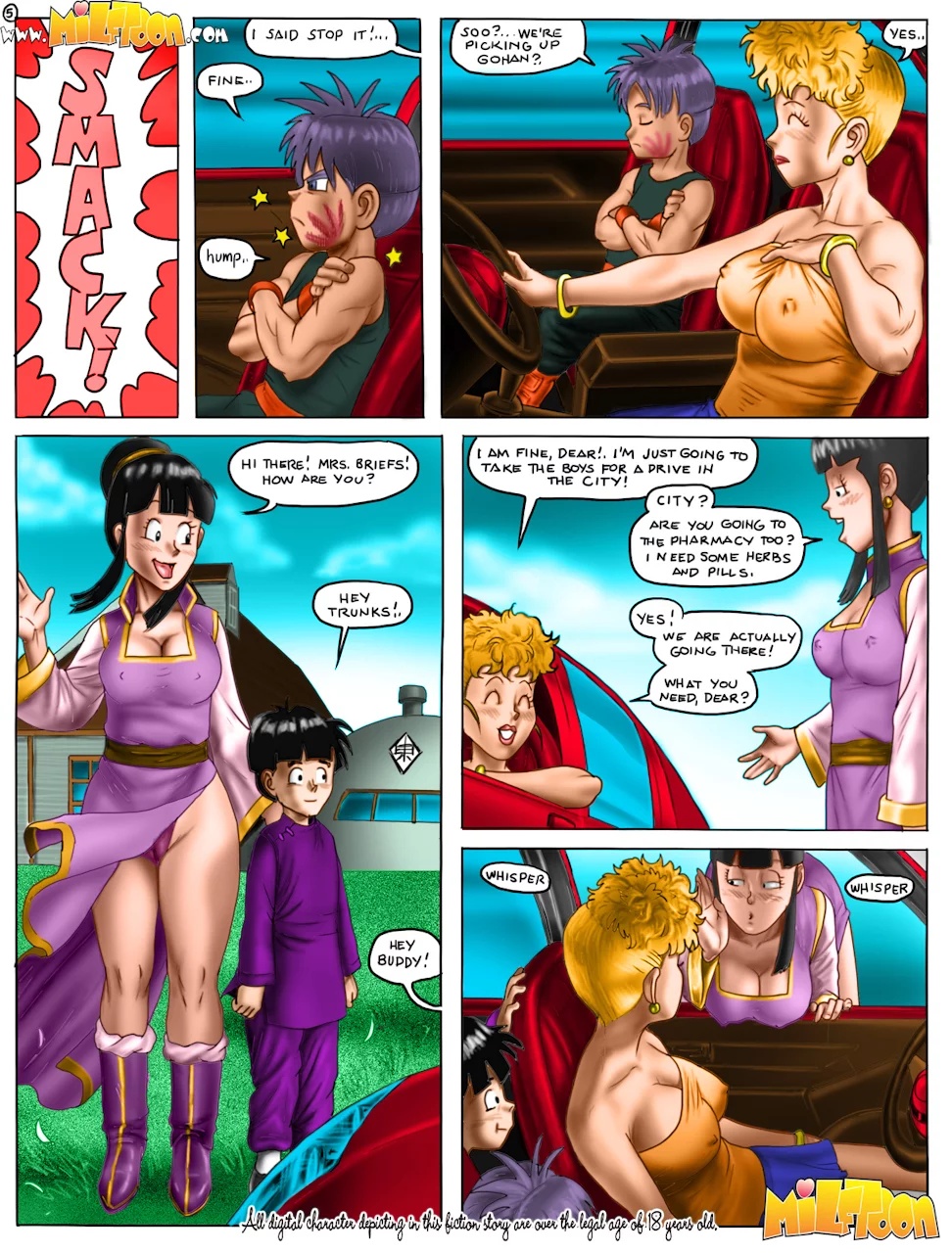 Dragon Ball Z Milftoon Comic Mom 2 Niche Top Mature. 