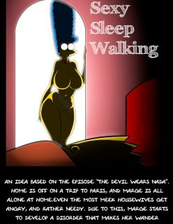 Marge Simpson – Sexy Sleep Walking