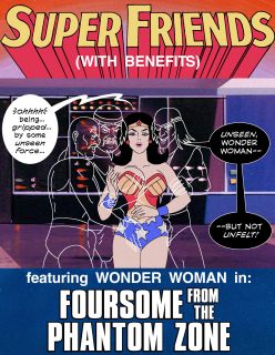 Teens Super Friends with Benefits: Foursome from the Phantom Zone