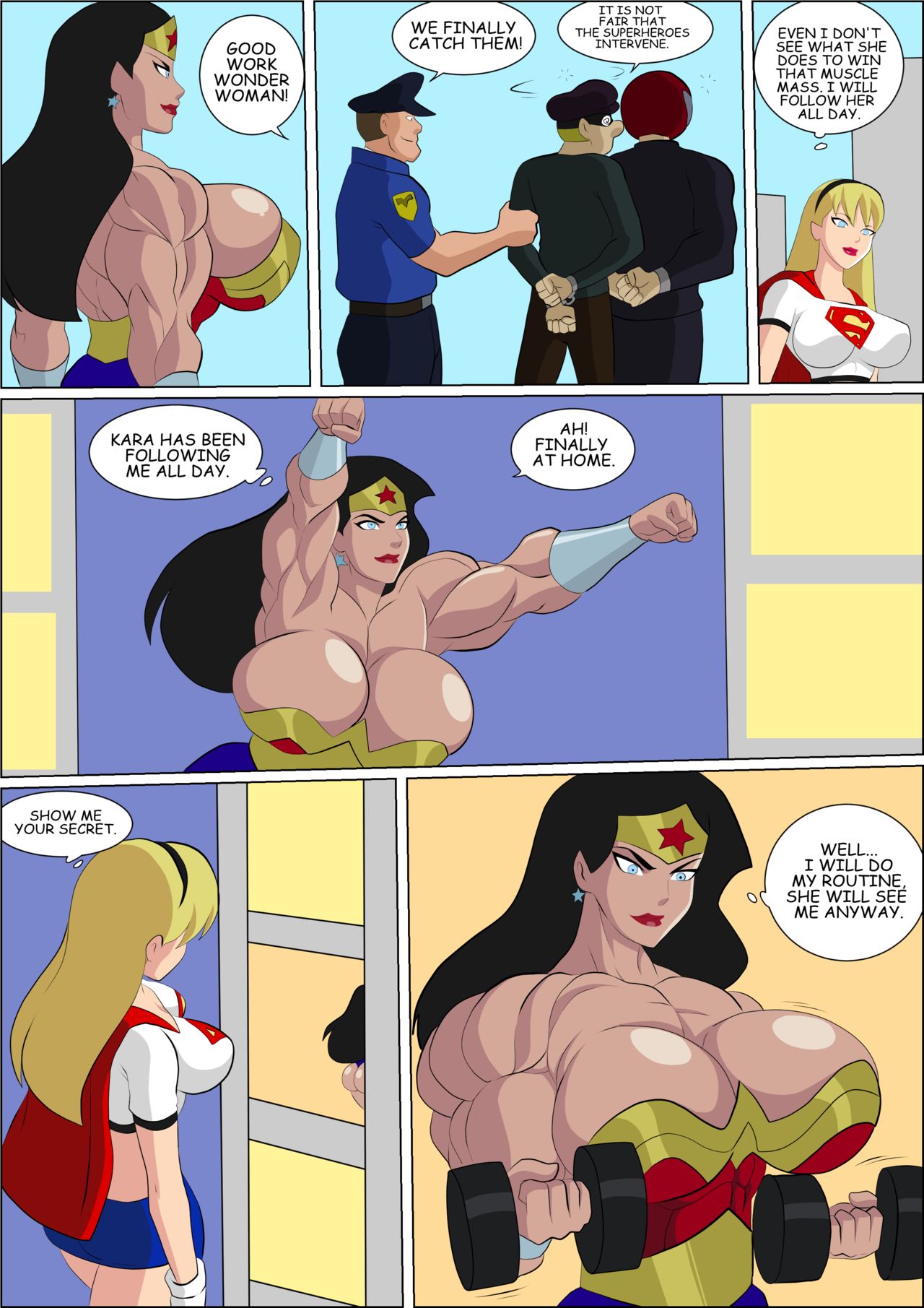 Wonder Woman Supergirl Porn Parody - Zetarok - Wonder Woman - TeenSpiritHentai