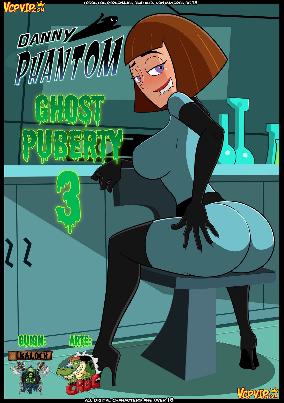 Danny Phantom Sam Porn - Ghost Puberty 03 - Danny Phantom by Milky Bunny - TeenSpiritHentai