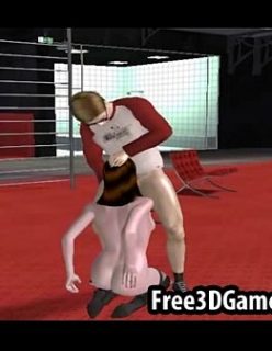 Amazing blowjob from a sexy 3d cartoon girl